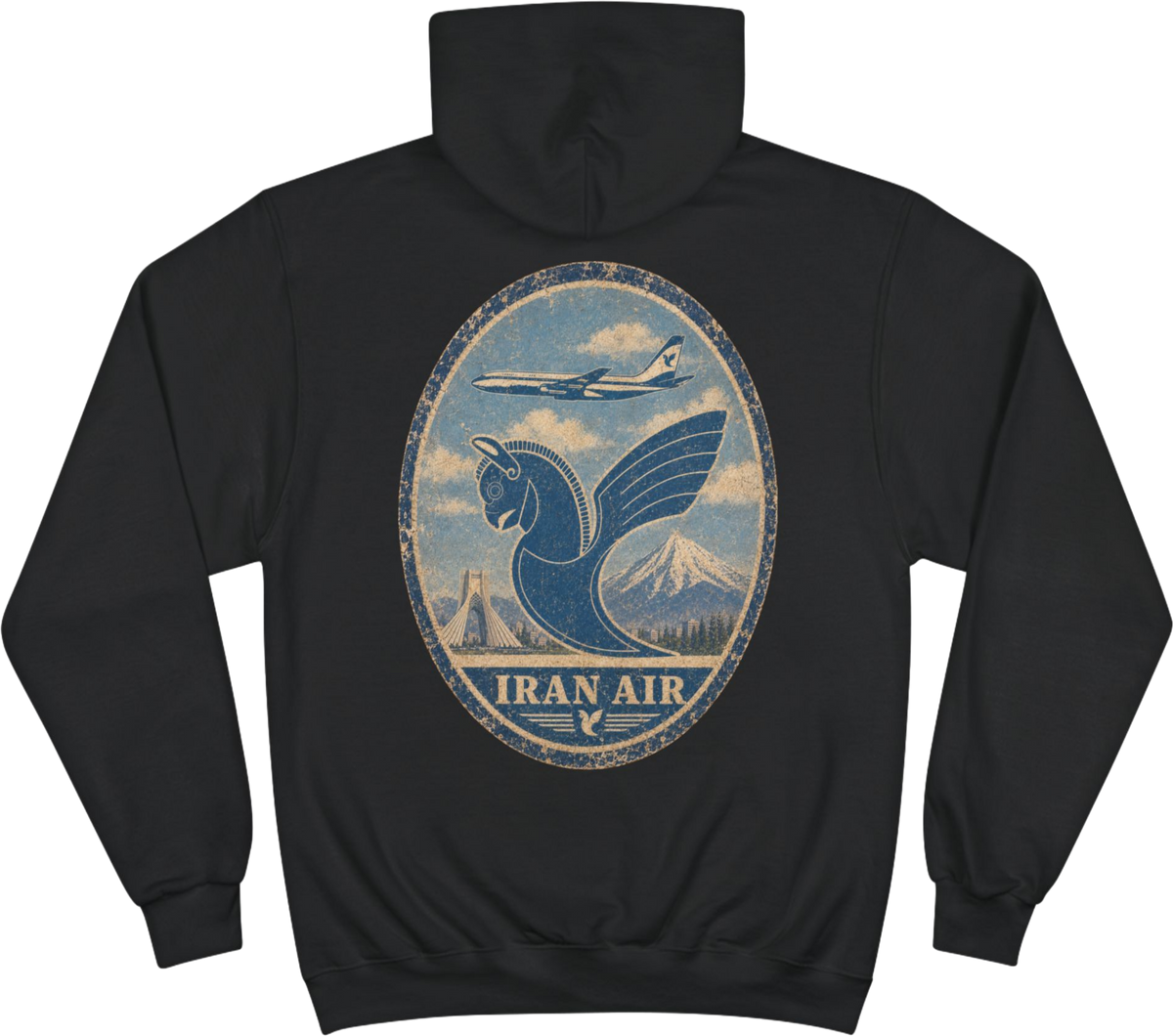 Vintage Iran Air Hoodie