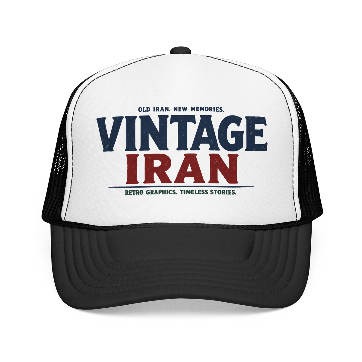 Vintage Iran Original Trucker Hats