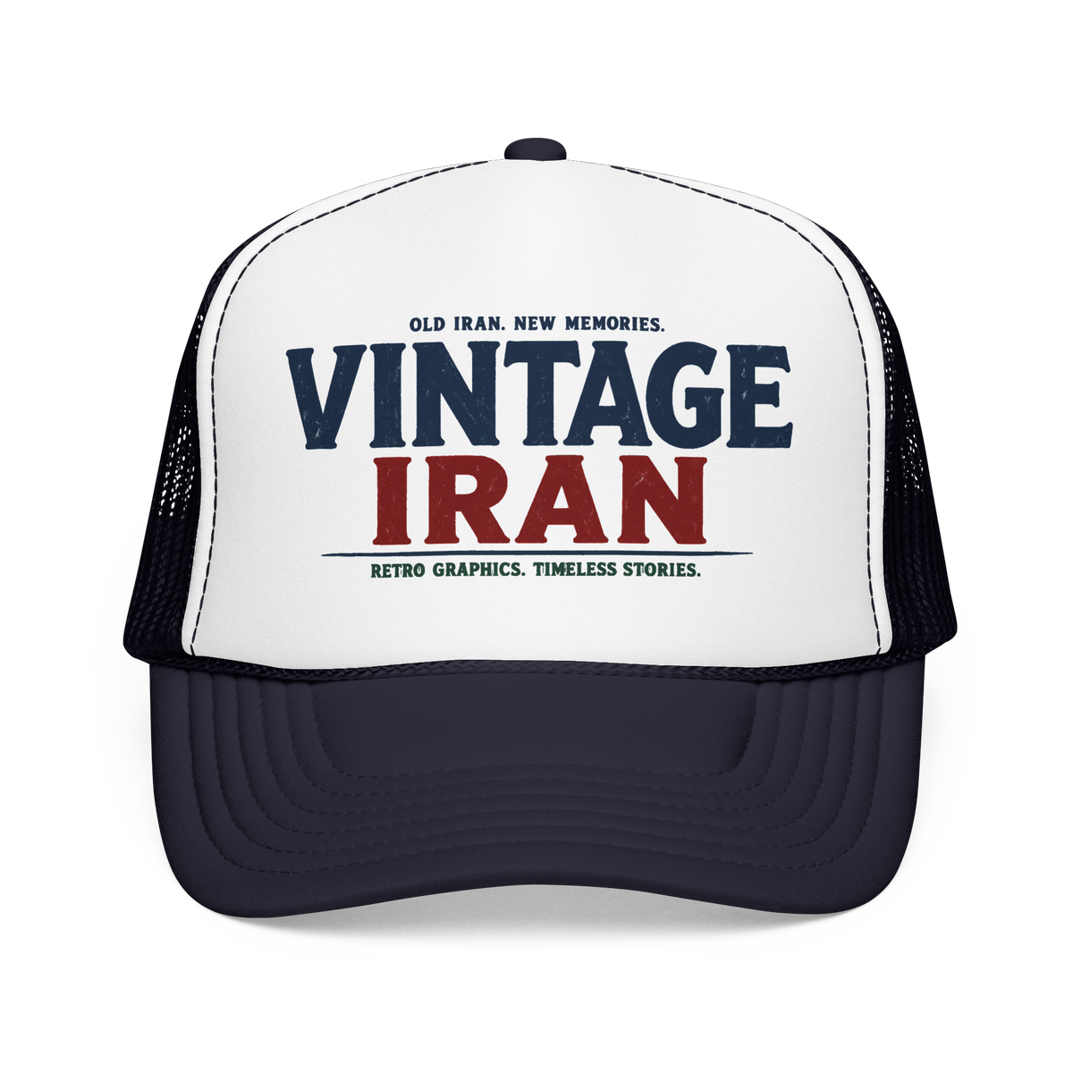 Vintage Iran Original Trucker Hats