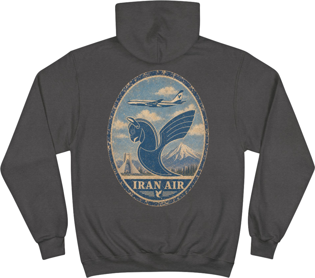 Vintage Iran Air Hoodie